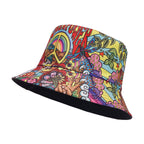 Graffiti Double-sided Bucket Hat Party Hip Hop