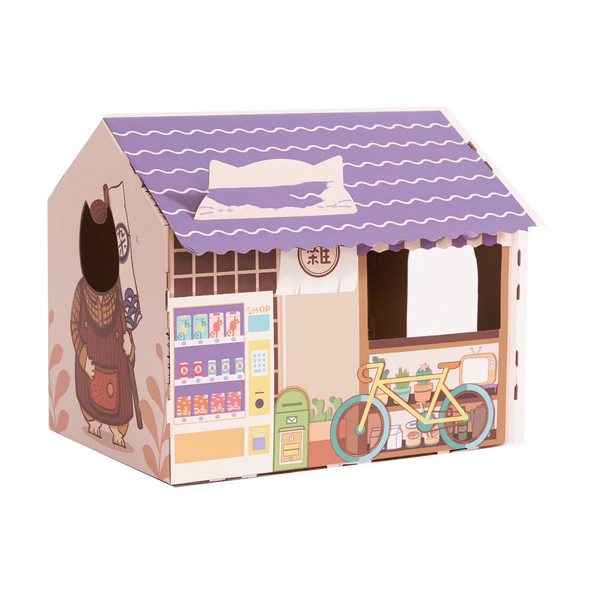 Grocery House Ice Product Modeling Cat Nest