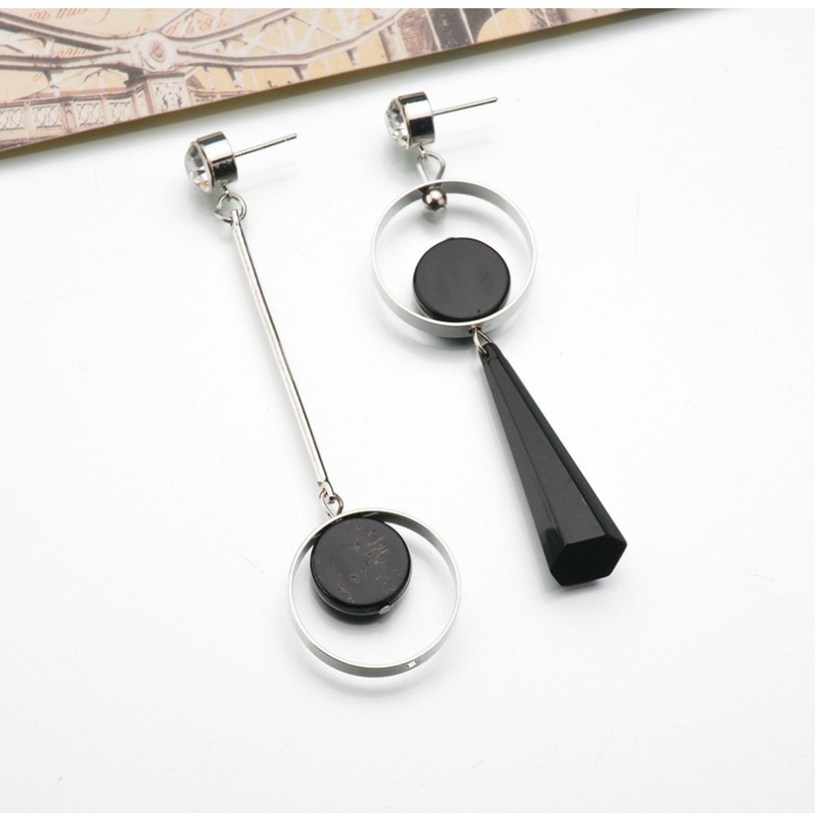 Grounded Drop Earrings