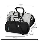Gym Bag with Shoe Compartment