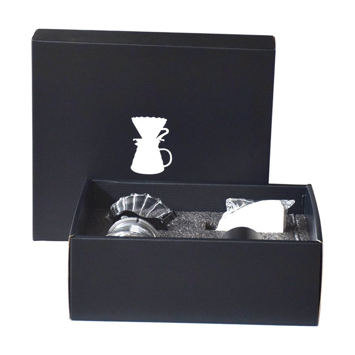 Hand Coffee Utensil Set Glass Filter Cup