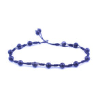 Hand-woven Natural Obsidian Anklet Protect Hope