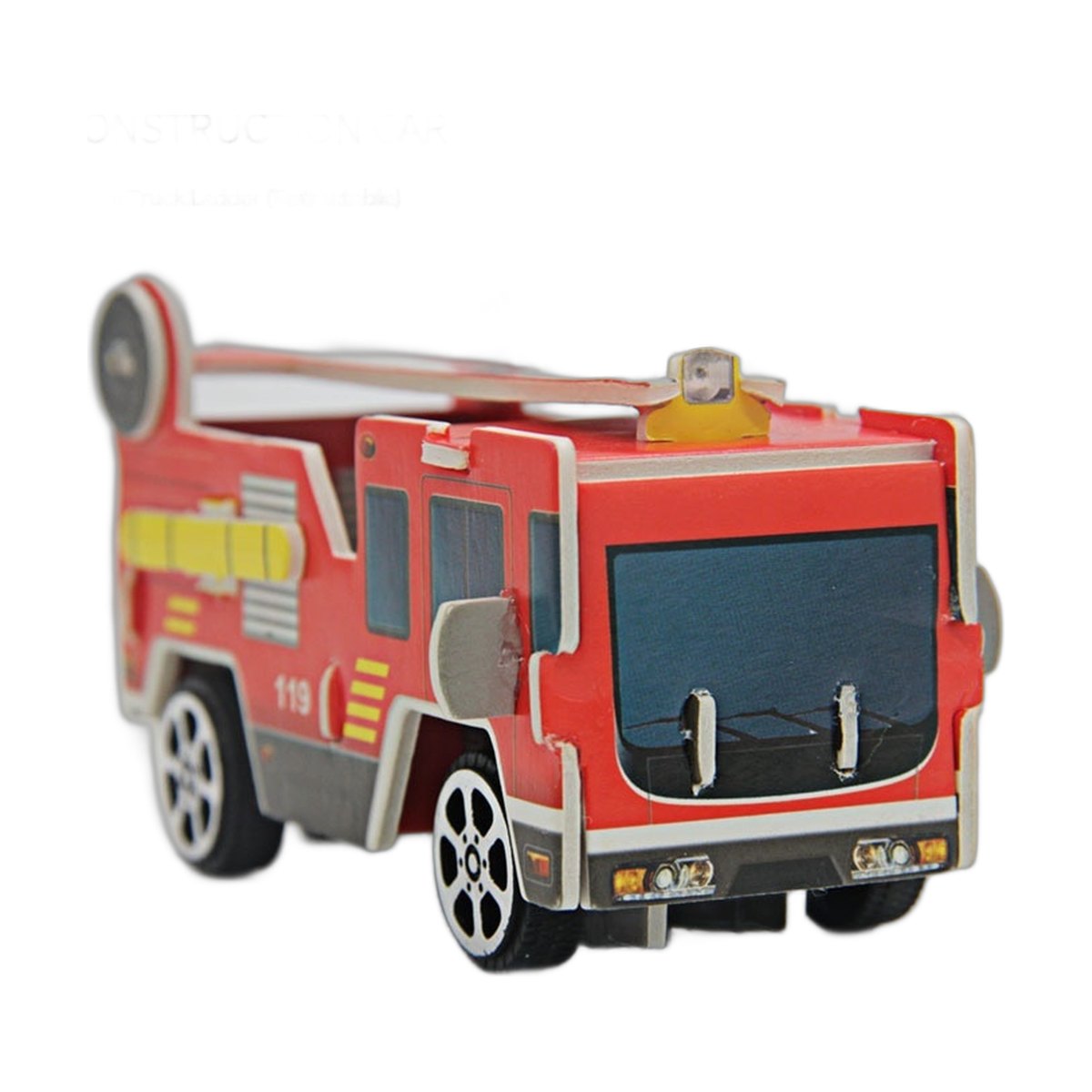 Handmade Children's Engineering Pull-back Car Toy