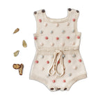 Handmade Colorful Hair Ball Baby Romper