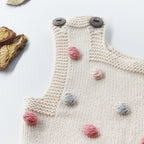 Handmade Colorful Hair Ball Baby Romper