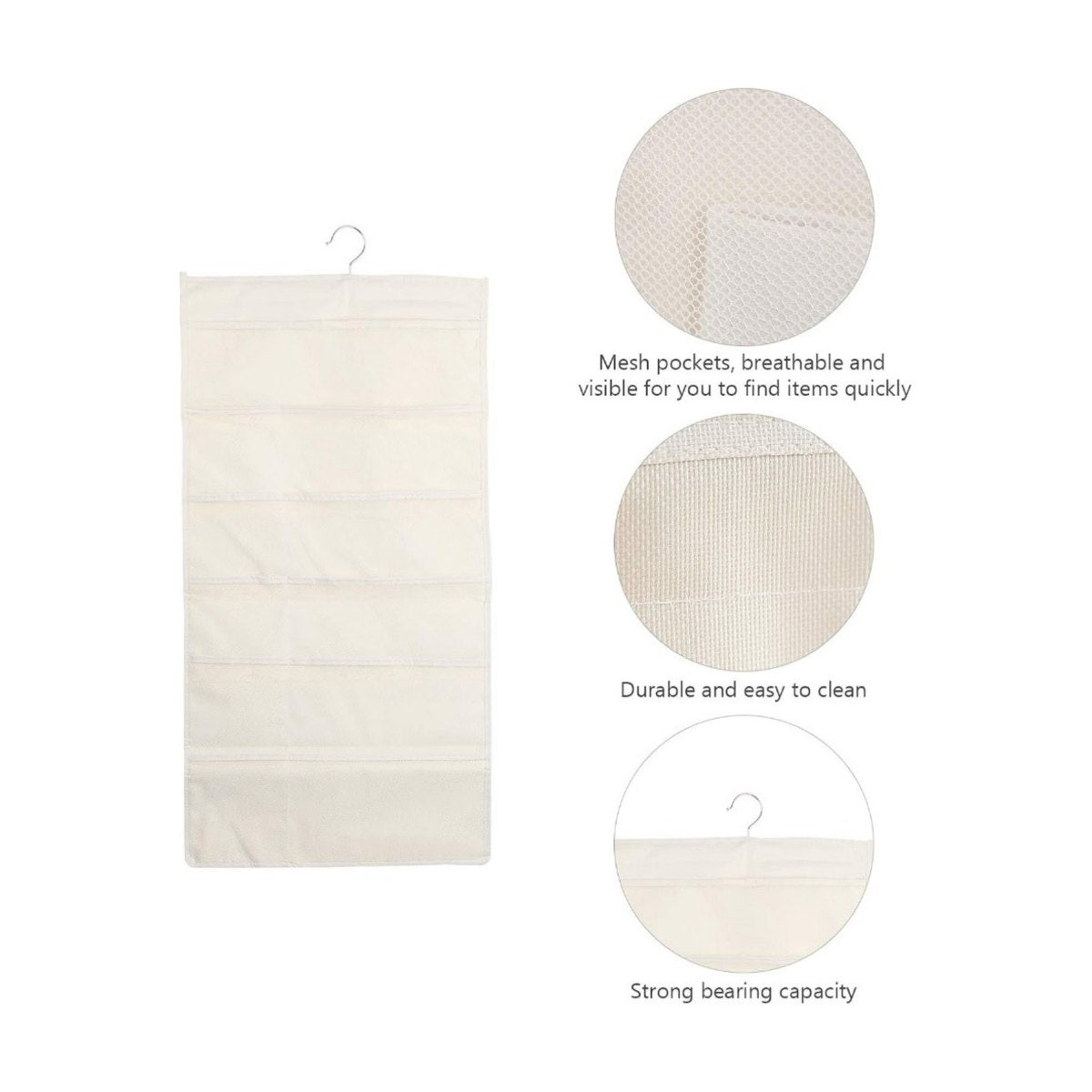 Hanging Closet Organiser, 40 Pockets