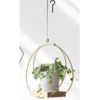 Hanging Flower Pot Plant Bracket Air Green