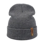 Hat Knitting Wool Beanie Sleeve Warm