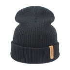 Hat Knitting Wool Beanie Sleeve Warm