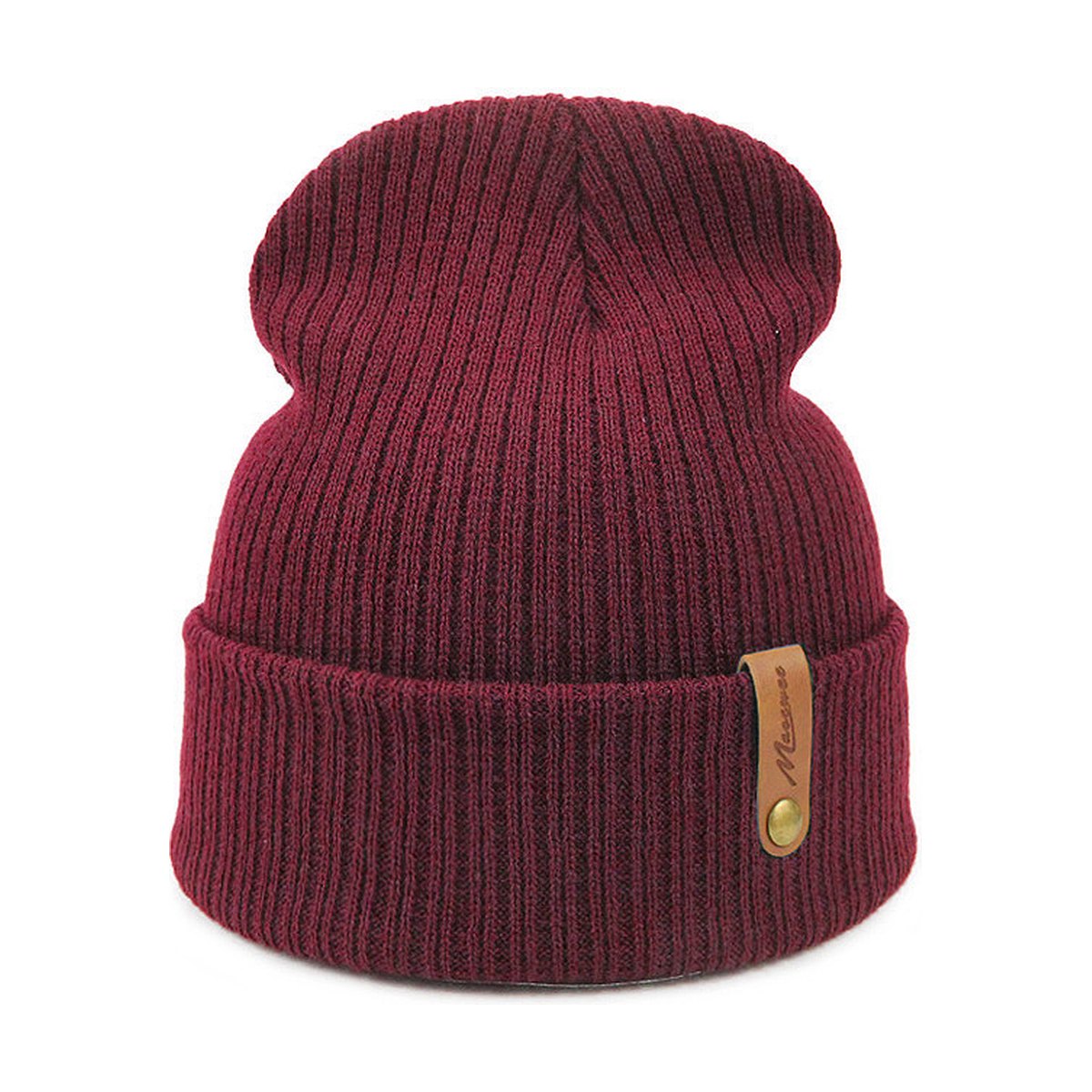 Hat Knitting Wool Beanie Sleeve Warm