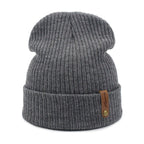 Hat Knitting Wool Beanie Sleeve Warm