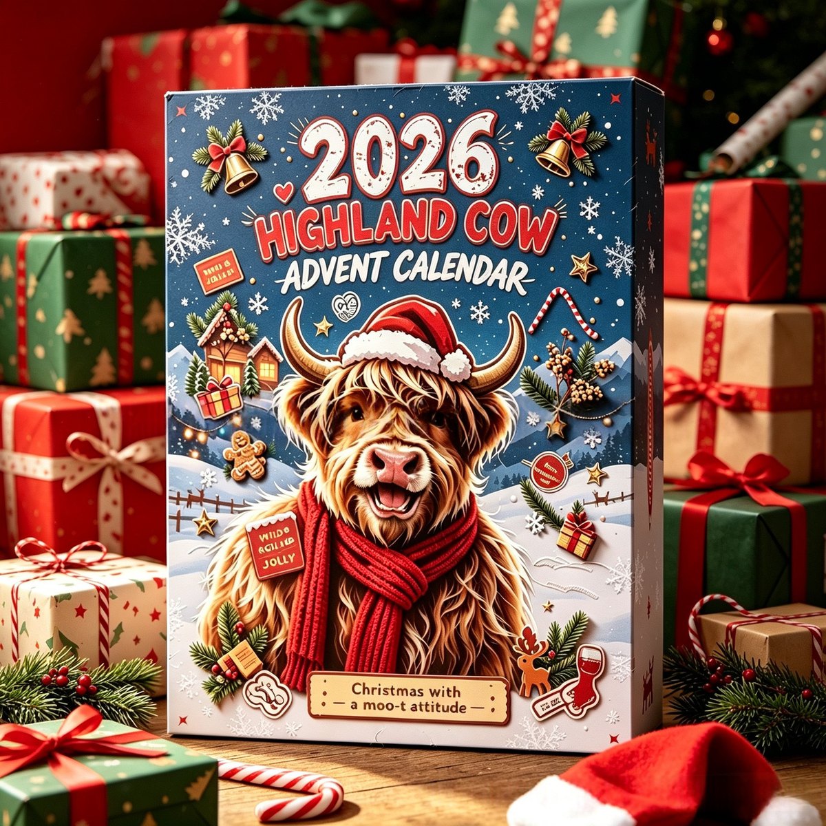 Highland Cow Advent Calendar