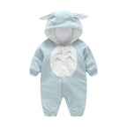 Hooded Bunny Baby Jumpsuit