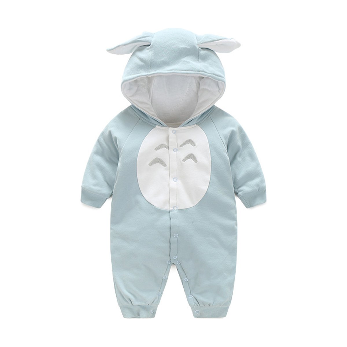 Hooded Bunny Baby Jumpsuit