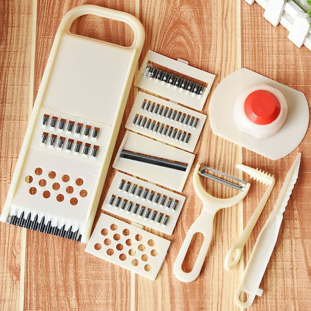 Household Multi-function Vegetable Chopper 11-piece Set Ginger
