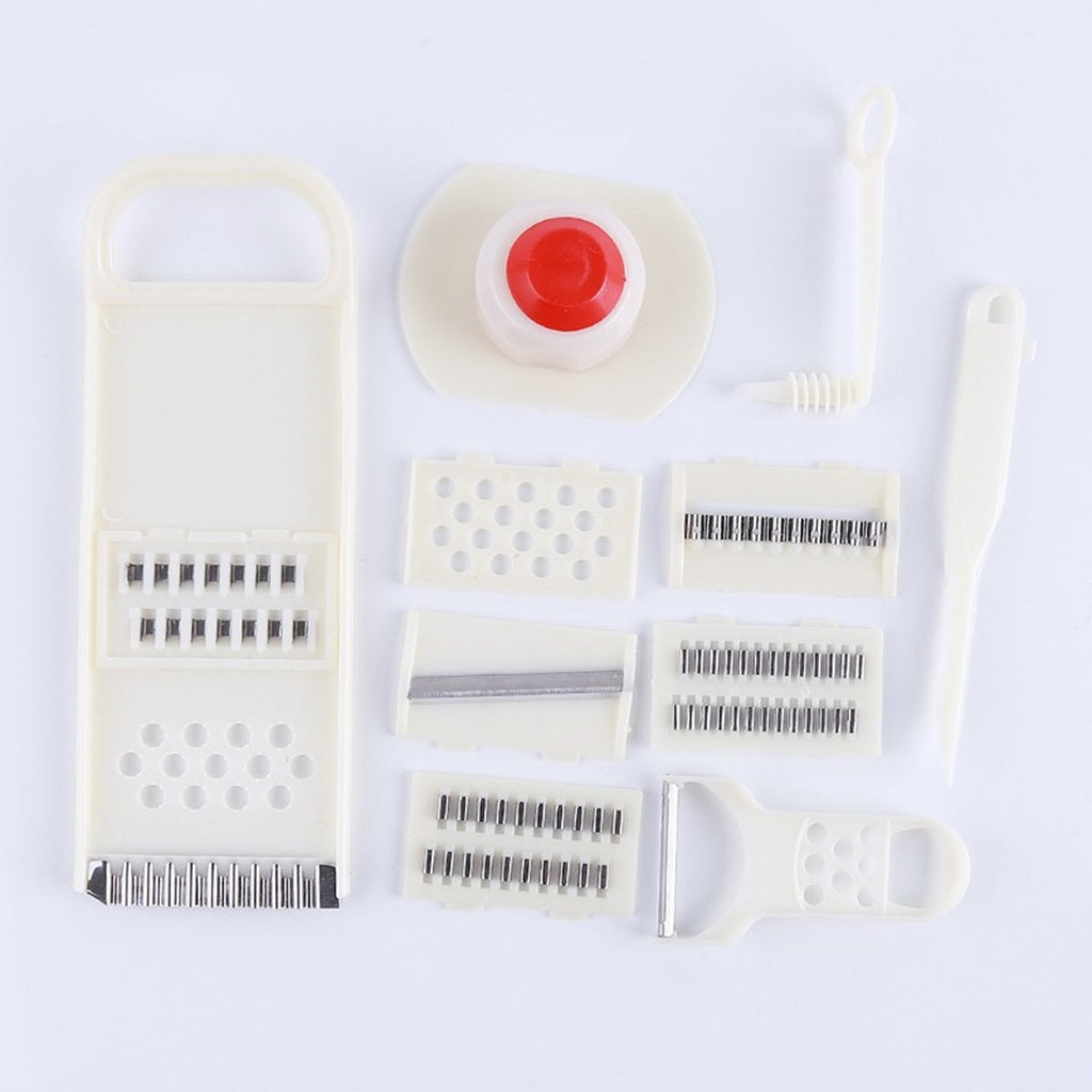 Household Multi-function Vegetable Chopper 11-piece Set Ginger