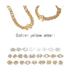 Initial Necklace & Bracelet Set