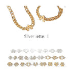 Initial Necklace & Bracelet Set