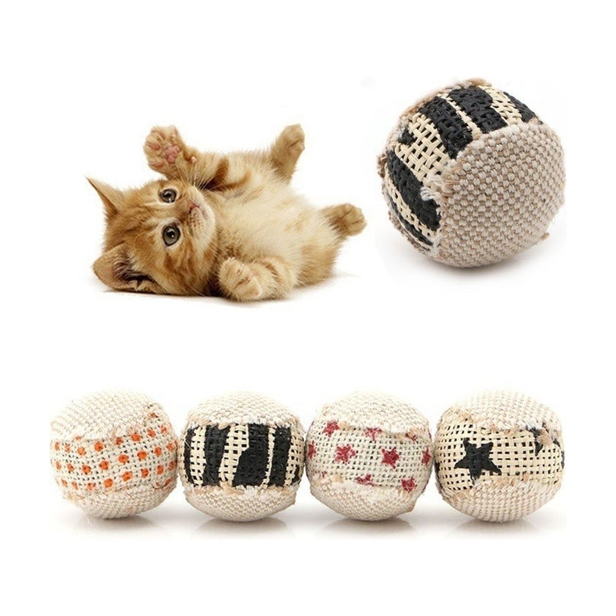 Interactive Cat Toy Chewing Ball