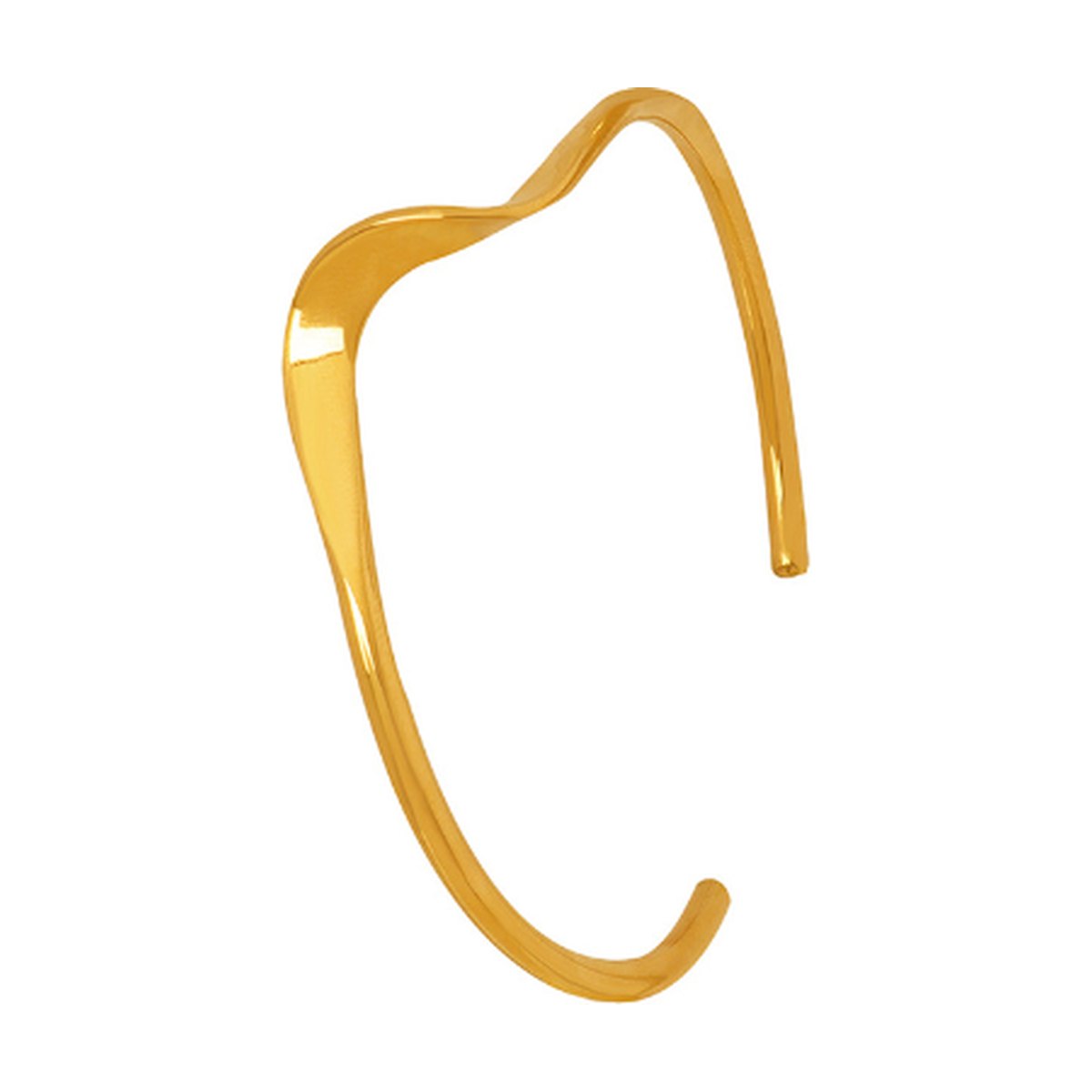 Iris Golden Bangle