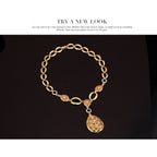 Jewelry Necklace Earrings Bracelet Ring Four Piece
