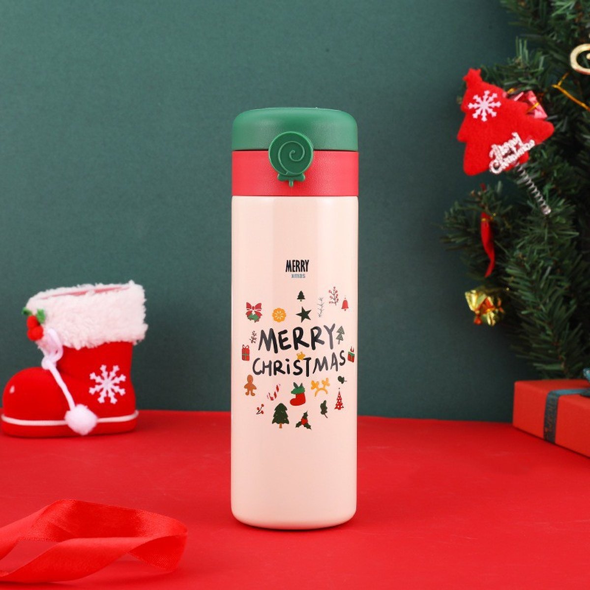Kids' Christmas Stainless Steel Bottle