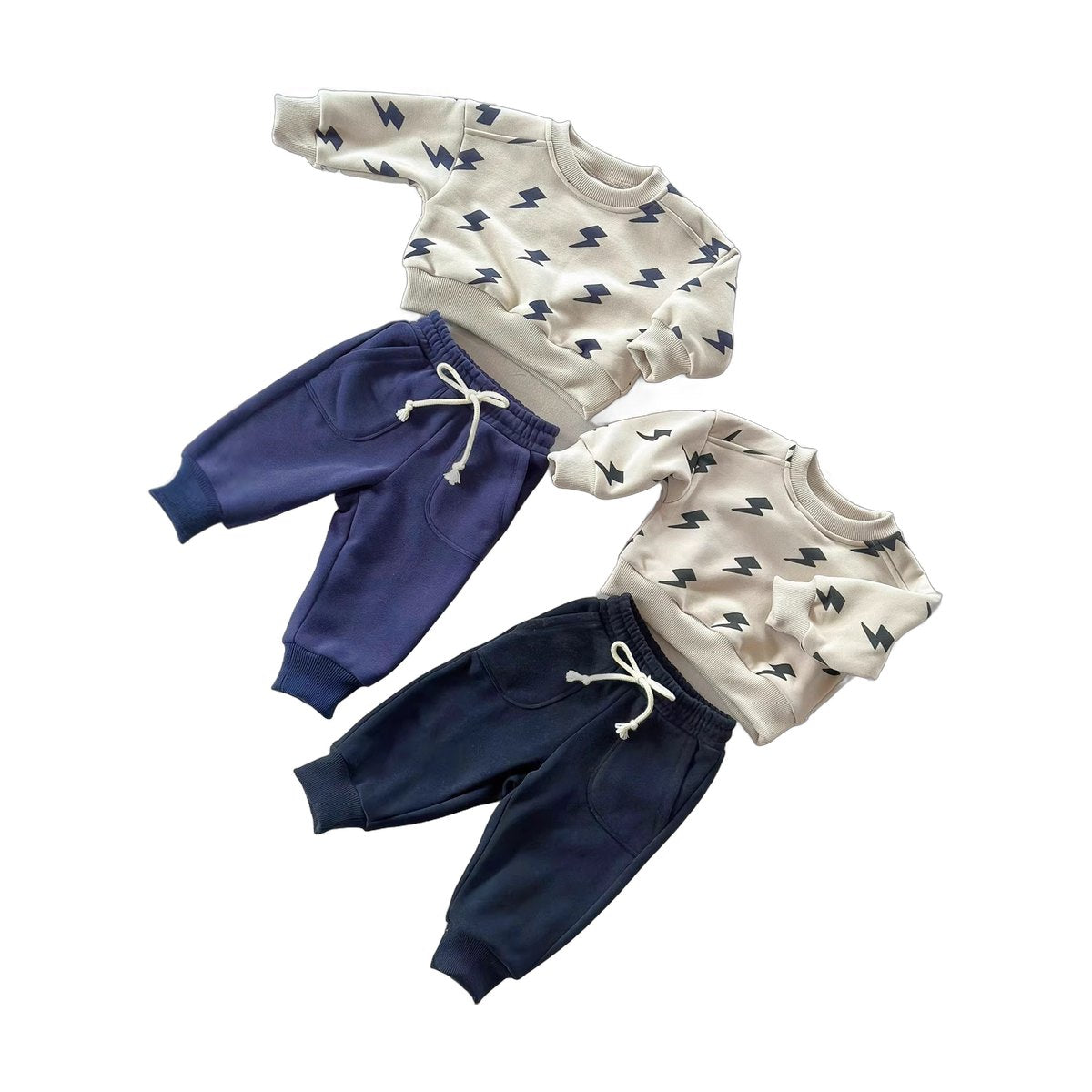 Kids' Lightning Hoodie Two-piece Set