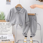 Kids - Loose-fit Long-sleeve Sports Hoodie Set