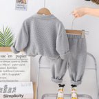 Kids - Loose-fit Long-sleeve Sports Hoodie Set