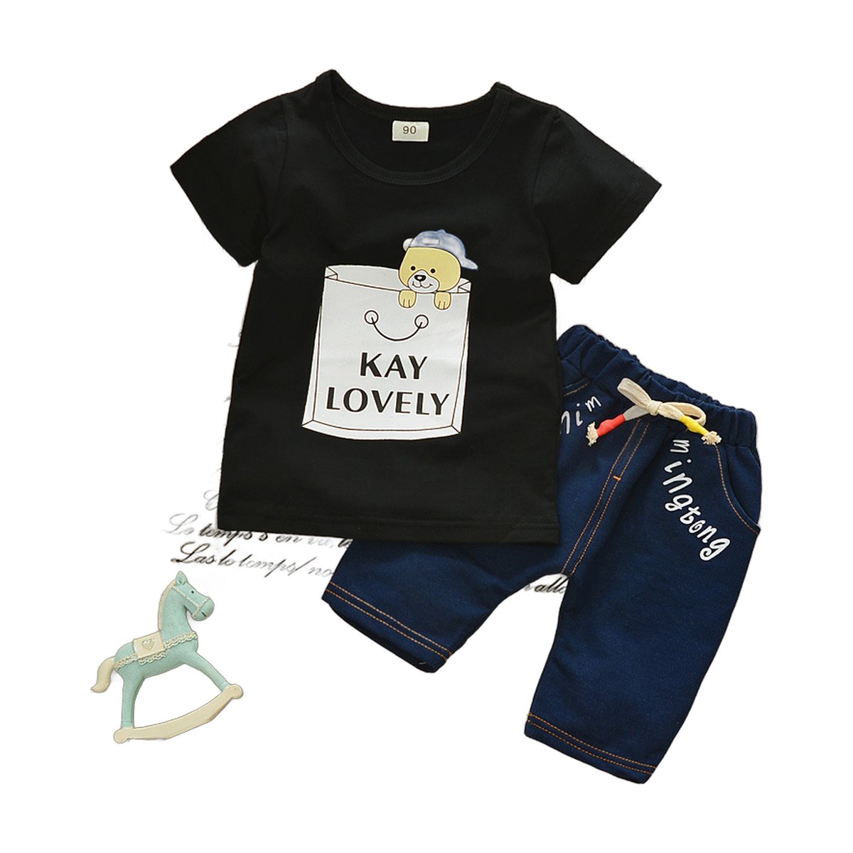 Kids Small Children S Casual T-shirt Cowboy