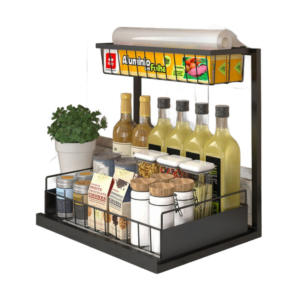 Kitchen Spice Rack Sink Organizing