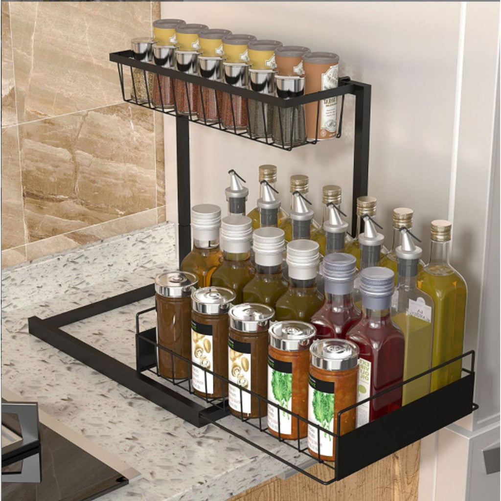 Kitchen Spice Rack Sink Organizing