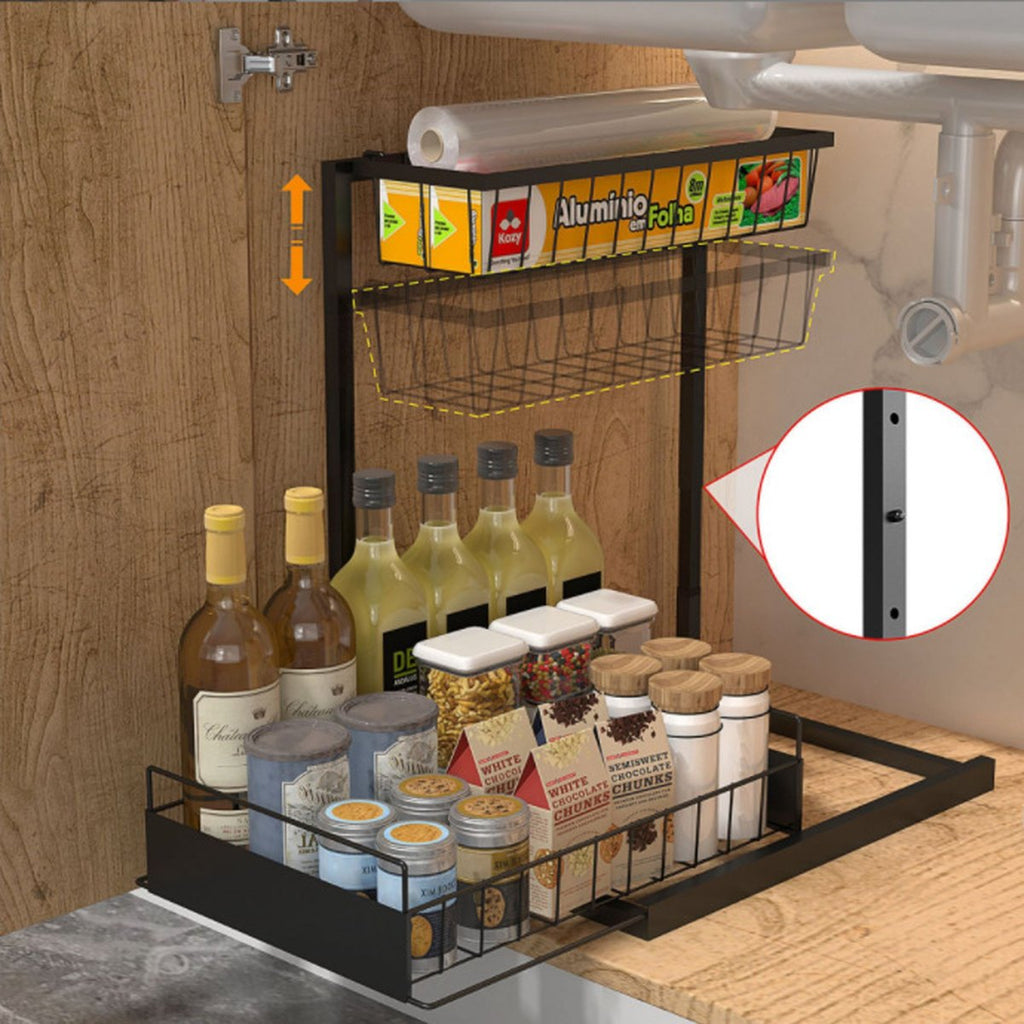 Kitchen Spice Rack Sink Organizing