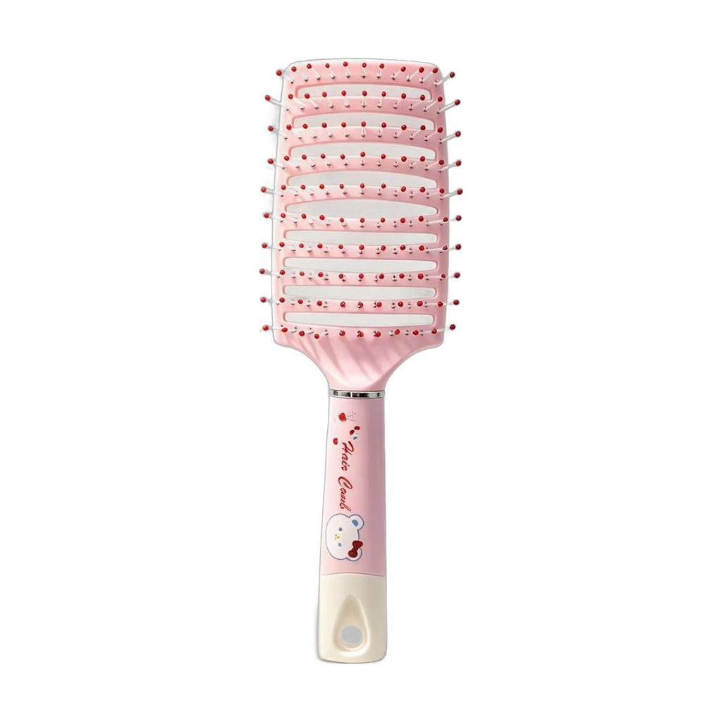 Kk611 Bear Curved Vented Hair Brush Paddle