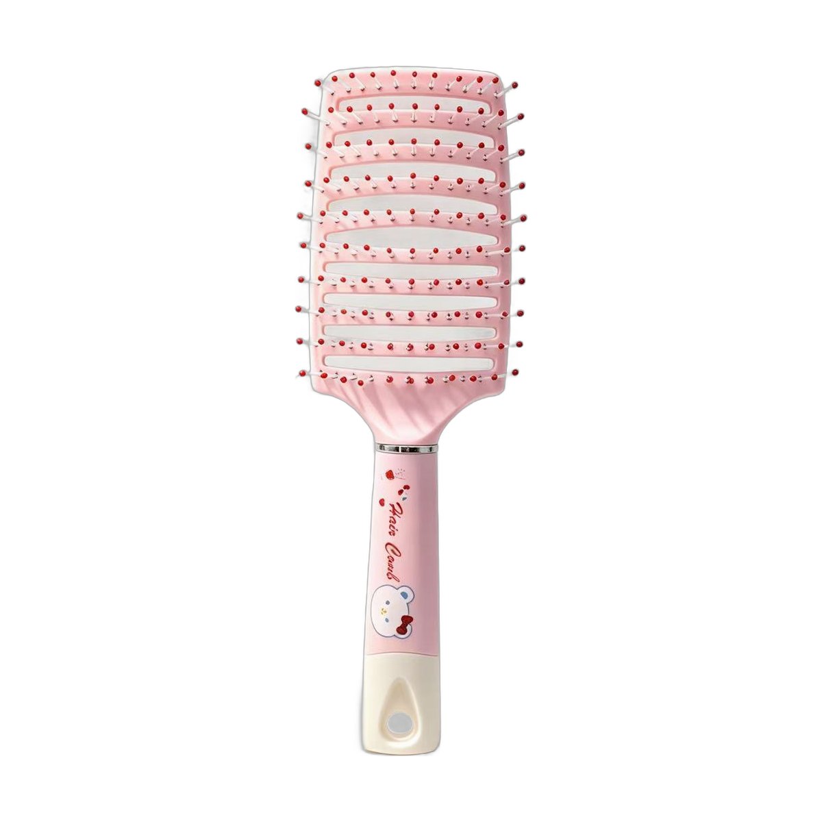 Kk611 Bear Curved Vented Hair Brush Paddle