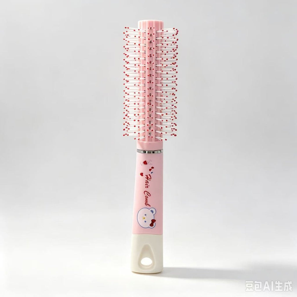 Kk612 Bear Round Curling Hair Brush Roller