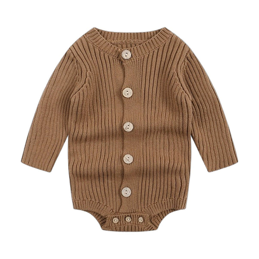 Knitted Sweater Baby Bodysuit One-piece Wear