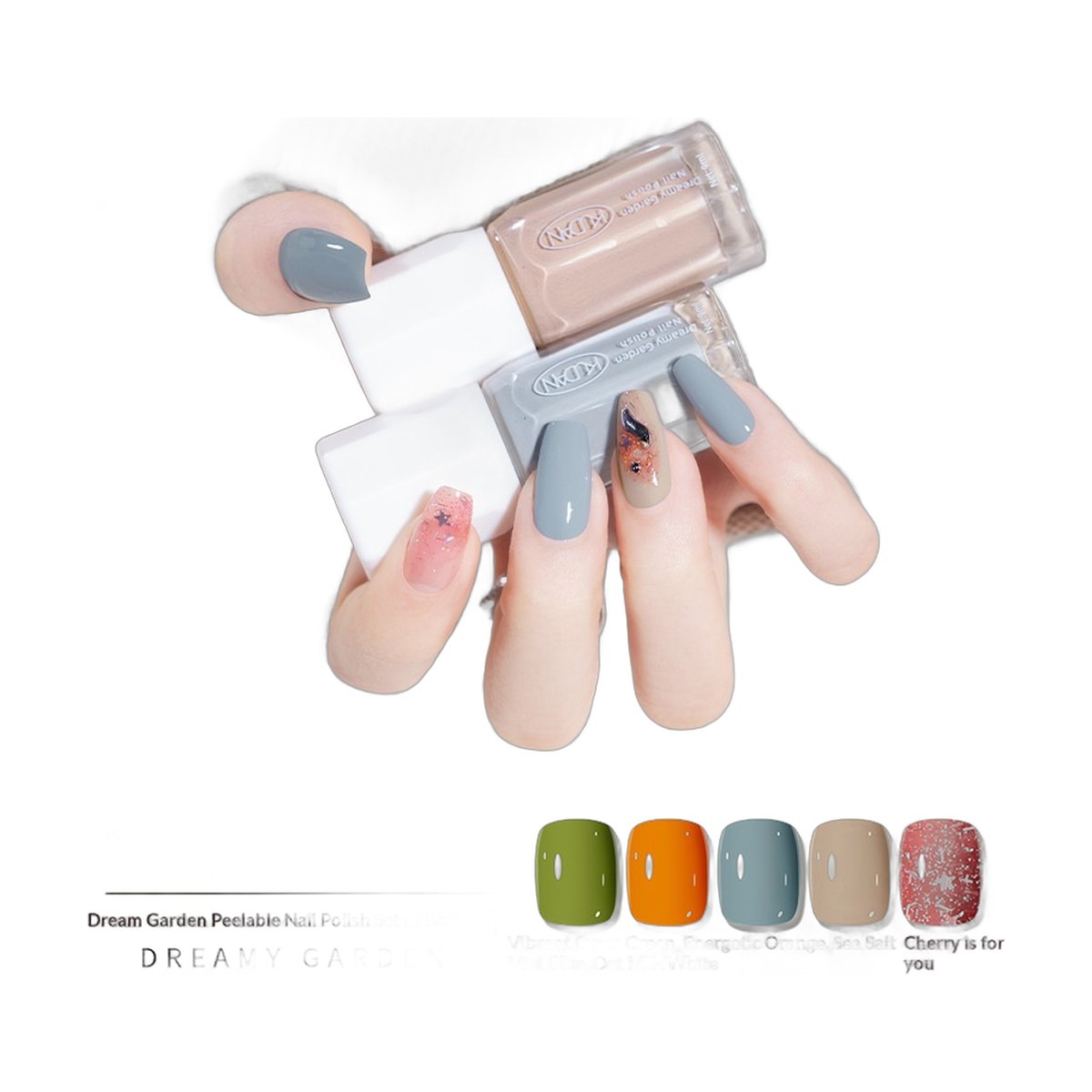KUDAN Cat Eye Nail Polish – 4 Shades