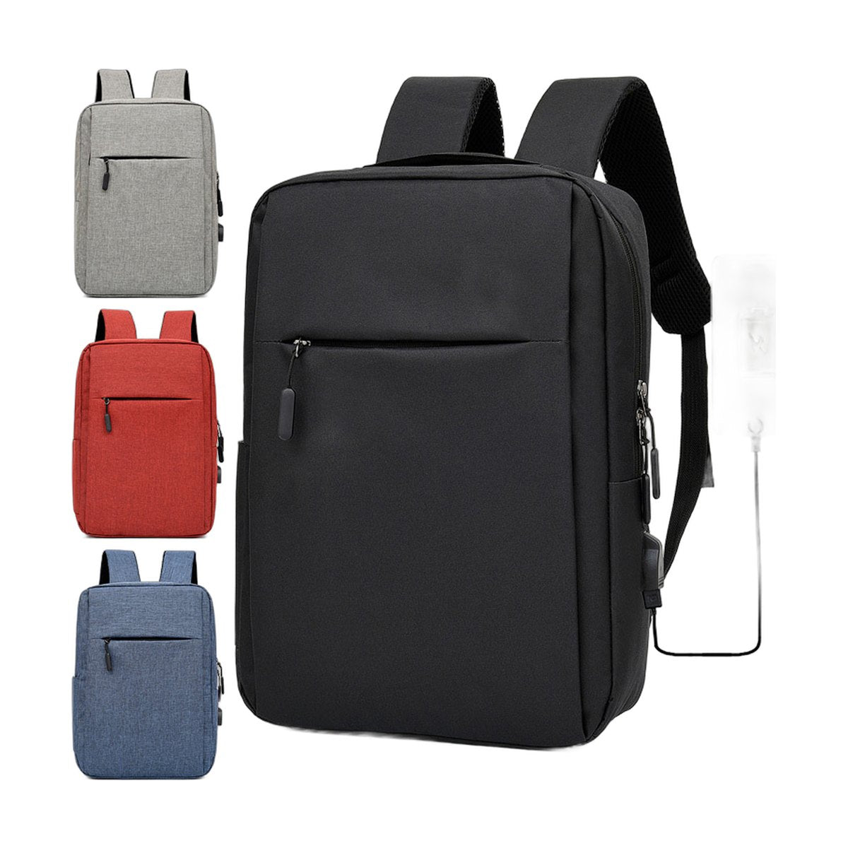 Laptop Backpack USB Design Business Bags
