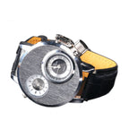 Large Plate Double-movement Watch