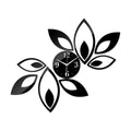 Leaf Wall Clock 3D Mirror