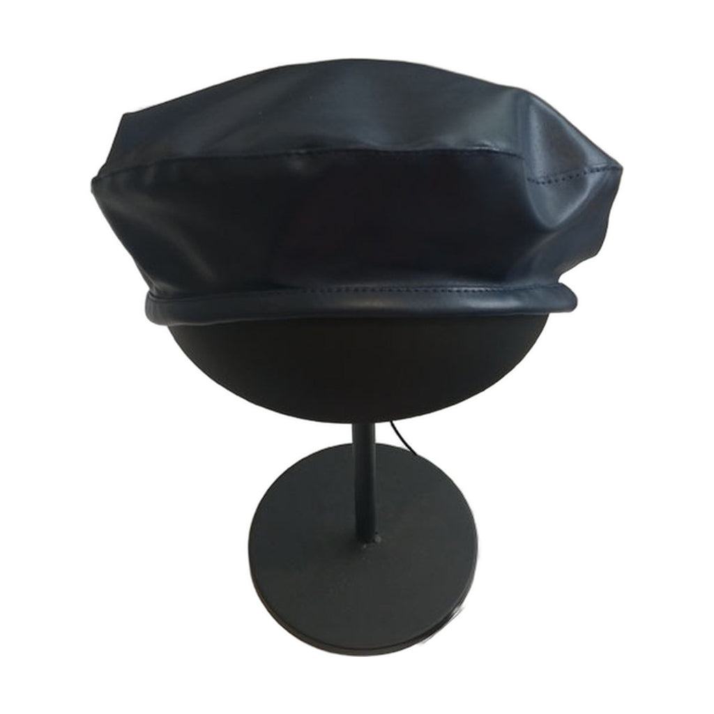 Leather Beanie Hat