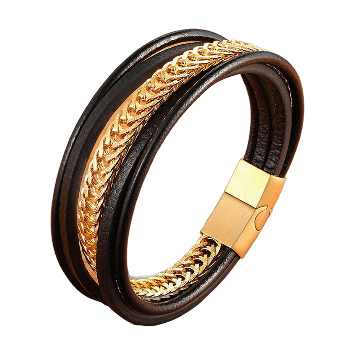 Leather Bracelet Versatile Punk