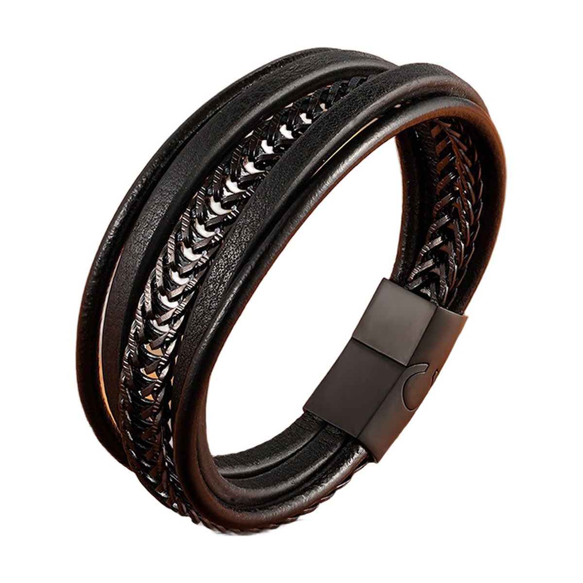 Leather Bracelet Versatile Punk