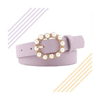 Leather Pearl Belt