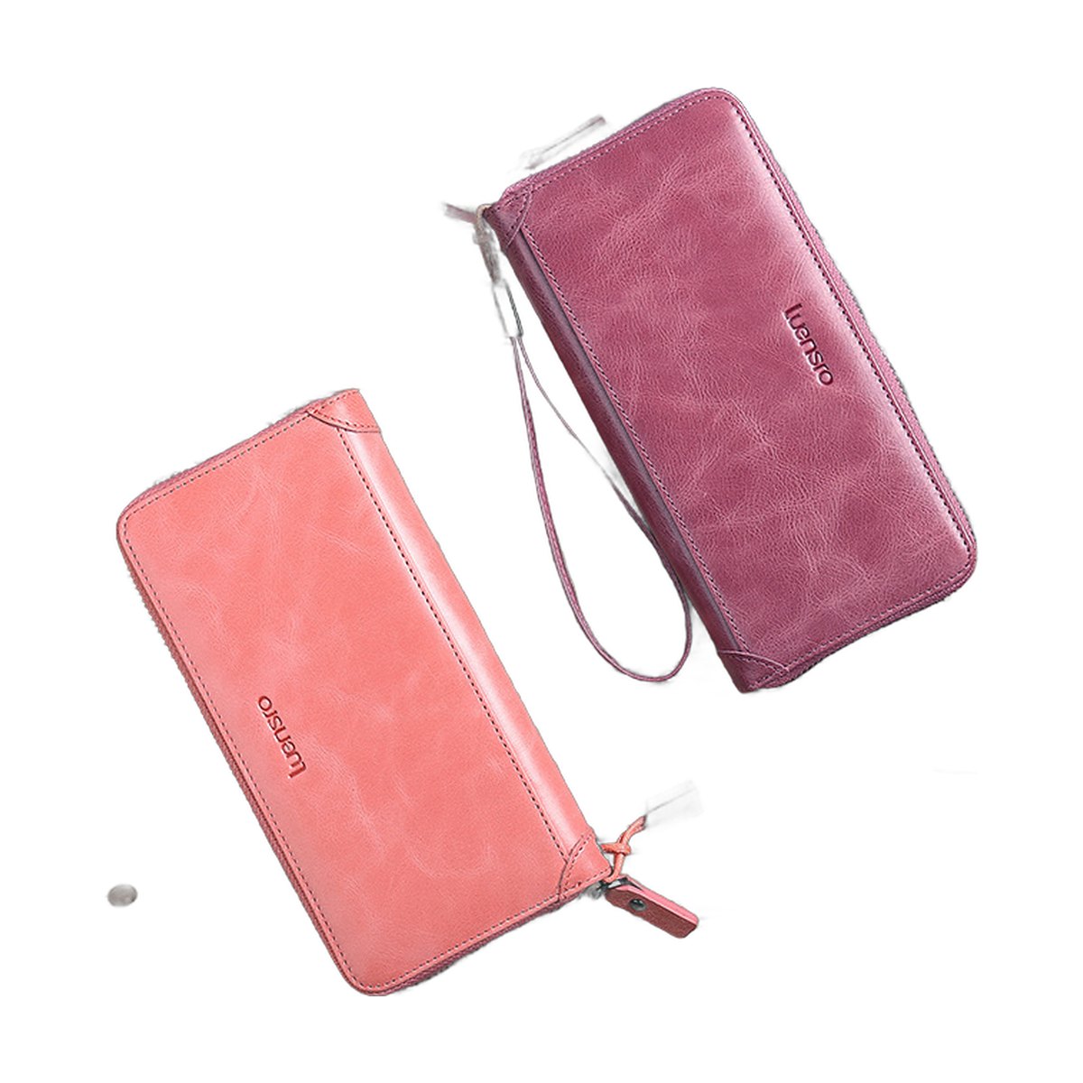 Leather Vintage Clutch Bag