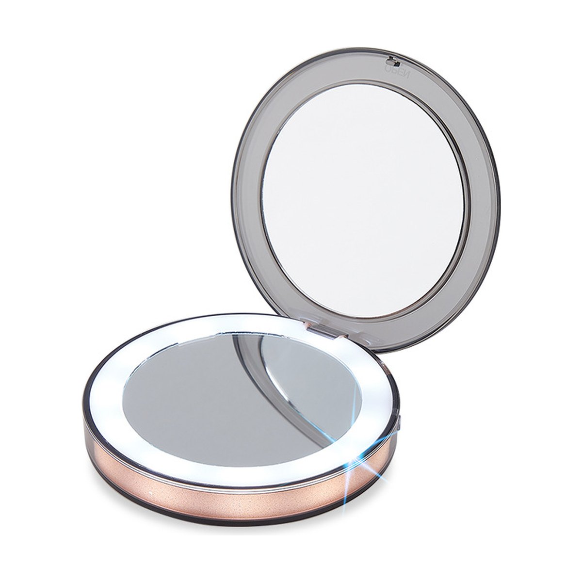 LED Lighted Mini Makeup Mirror 3x Magnifying