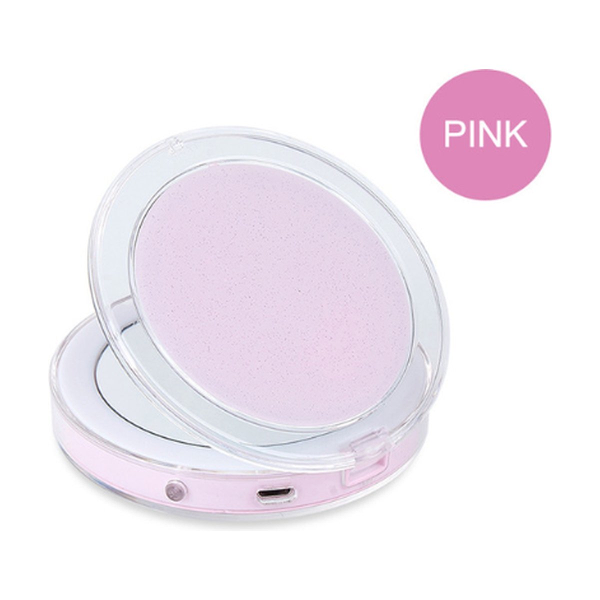 LED Lighted Mini Makeup Mirror 3x Magnifying