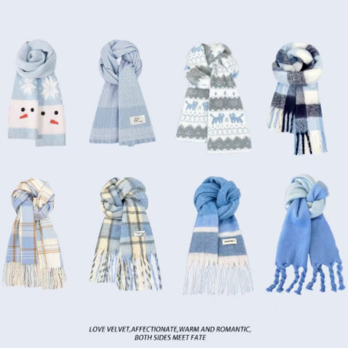Light Blue Atmosphere Scarf