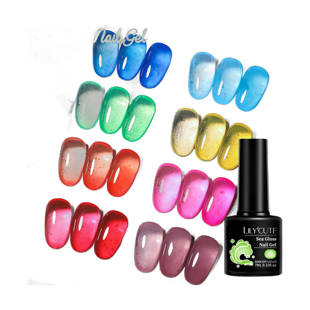 LILYCUTE Amber Jelly Gel Polish – 19 Shades